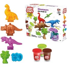Aylina Mey Ithalat® 03996 Art Craft Dinozorlar Hamur Set 168 gr -Fentoys