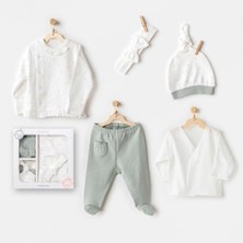 Aylina Mey Ithalat®   AC25130 Cute Bear Friends 5'li Hastane Çıkışı Green