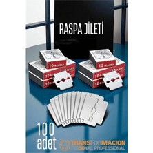 Aylina Mey Ithalat® Raspa Topuk Jileti 100 Lu Paket  Ayak Taban Nasır Yedek Jileti