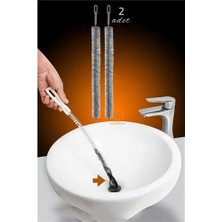 Aylina Mey Ithalat® Mutfak Banyo Lavabo Gider Açma Fırçası 2 Adet