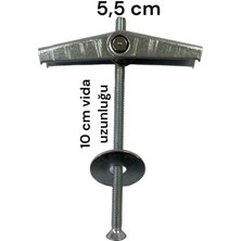 Aylina Mey Ithalat® Alçıpan Askı Dübel Yaylı 12X95 5 Adet