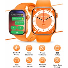 TeknolojiSA Watch 11 Pro+ Akıllı Saat 2.08” Amoled Ekran Bluetooth Arama Gps Nfc iPhone ve Android Uyumlu