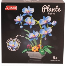 NessiWorld JK29011 Jaki Mavi Orkide Saksıda 581 Parça Block Oyuncak