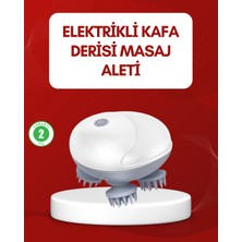 Aylina Mey Ithalat® Su Geçirmez Elektrikli Kafa Masaj Cihazı Ipx7