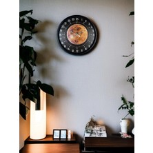 Aylina Mey Ithalat® 36 cm 24 Saat Göstergeli Özel Tasarım Duvar Saati