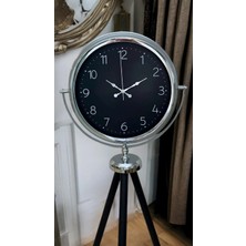 Aylina Mey Ithalat® Krom Zarif Tripod Ayaklı Saat