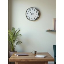 Aylina Mey Ithalat® 36 cm Standart Krem Duvar Saati