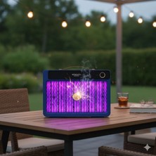 Aylina Mey Ithalat®  4000MAH Şarj Edilebilir Kablosuz 3000V Yüksek Güçlü Elektrikli Sivrisinek Öldürücü Sivrisinek Öldürme Ası,sinek Kıran BG-009 2000 Mah