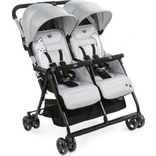 Aylina Mey Ithalat®   Ohlala Twin Ikiz Bebek Arabası Silver