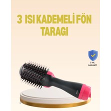 Aylina Mey Ithalat® 3 Isı Kademeli 1200W Saç Şekillendirme Fırçası.