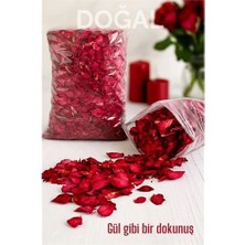 Aylina Mey Ithalat® Doğal Kurutulmuş Gül Yaprakları – Dekoratif, Aromatik ve Romantik Kullanım Için 70G Paket