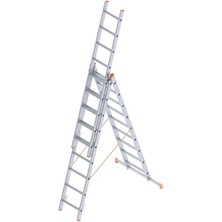 Aylina Mey Ithalat® Saraylı 3x9 A Tipi Sürgülü Merdiven 7,41 Metre