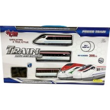 Aylina Mey Ithalat® 40PCS Işıklı 308CM Hızlı Tren Set