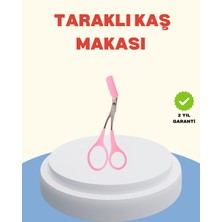 Aylina Mey Ithalat® Profesyonel Taraklı Kaş Makası – Evde ve Salon Kullanımına Uygun