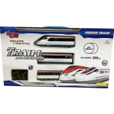 Aylina Mey Ithalat® LE-2934A-11 40PCS Isıklı 308CM Hızlı Tren Set-Vrd