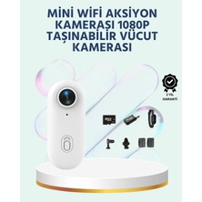 Aylina Mey Ithalat® Geniş Açı Lensli Wifi Spor ve Vlog Kamerası