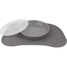 SHC4200 Twistshake Vakumlu Bebek Çocuk Tabak ve Mama Altlığı Seti Gri