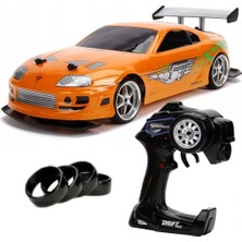 Aylina Mey Ithalat® 1:10 Fast & Furious 1995 Kumandalı Brian's Toyota Supra Drift Turbo Araba