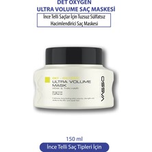 Vasso Ince Telli Ve Zayıf Saçlar Için Tuzsuz Sülfatsız Hacimlendirici Ve Saç Maskesi 150 ml