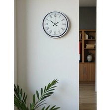 Aylina Mey Ithalat® 36 cm Beyaz Roman Rakamlı Duvar Saati
