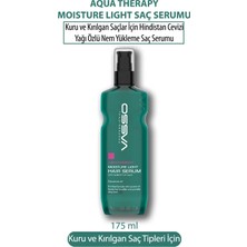 Vasso Kuru Ve Kırılgan Saçlar Için Hindistan Cevizi Yağı Özlü Nem Yükleme Serumu Aqua Therapy 175 ml 8699216346822