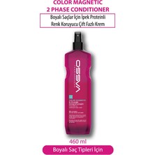 Vasso Boyalı Saçlar Için Ipek Proteinli Çift Fazlı Durulanmayan Parlaklık Veren Sprey 460 ml 8699216346815