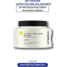 Ince Telli Ve Zayıf Saçlar Için Tuzsuz Sülfatsız Hacimlendirici Ve Saç Maskesi 525 ml