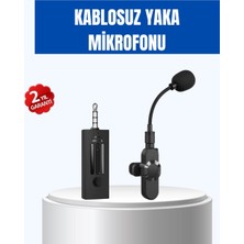 Aylina Mey Ithalat® Kablosuz 2.4 Ghz Yaka Mikrofonu – 60 M Menzilli, Gürültü Azaltıcı, Şarjlı ve Taşınabilir