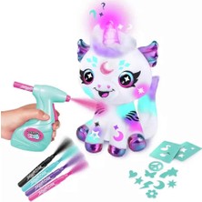 Aylina Mey Ithalat® Işıklı Airbrush Peluş Cosmic Unicorn