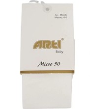 Aylina Mey Ithalat®   Micro Külotlu Muz Çorap 300178 Krem