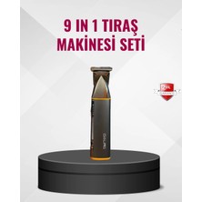Aylina Mey Ithalat® 9’u 1 Arada Çoklu Bakım Tıraş Seti Profesyonel Saç Sakal Kesme