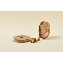 Epilons Biye Saten Katlı 090 Leopar 2 cm 25 Metre Polyester