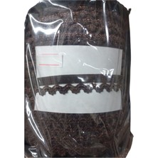 Epilons Çamaşır Lastiği Dantelli 1 cm 1 Metre Kahverengi