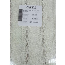 Epilons Dantel Polyester Sanal Tül Bant Krem 15 Metre 3 cm ON-1618-KR