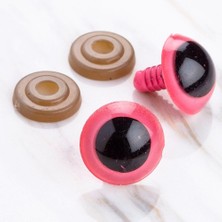 Epilons Loren 18 mm Pembe 5 Çift Amigurumi Göz