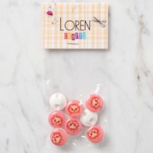 Epilons Loren Crafts 8 Li Düğme - 445
