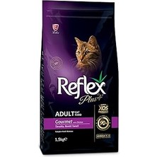 Starseven Yetişkin Kediler Için Tavuk Etli, Renkli Taneli Kedi Maması 1,5 kg