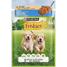 Starseven Friskies Yavru Köpekler Için Tavuklu Havuçlu Yaş Mama 85 Gram, 26 Adet