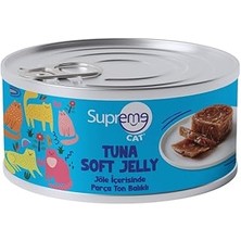 Starseven Islak Kedi Maması Jöle Içerisinde Parça Ton Balıklı Yaş Kedi Maması 85 gr 24'lü