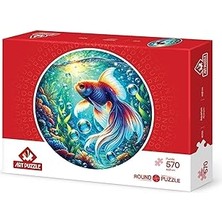 Starseven Puzzle Akvaryum 570 Parça Round Puzzle
