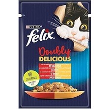 Starseven Felix Lezzet Sığır &amp; Tavuklu Kedi Yaş Mama (26 x 85 Gr)