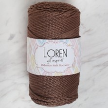 Epilons Loren Polyester Soft Macrame Kahverengi El Örgü Ipi - LM032 - 34438