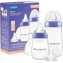 Starseven Lansinoh Başlangıç Biberon Seti (160 Ml, 240 ml Pp Biberonlar ve Ektra Hızlı Akışlı Emzik)