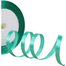 Epilons Saten Kurdele 6 mm Su Yeşili 70 Metre