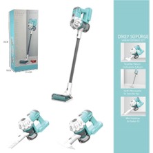 NessiWorld Dikey Elektrik Süpürgesi Yeşil-Gri (3 In1 ) Kapalı Kutu