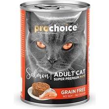 Starseven Prochoice Yetişkin Kediler Için, Tahılsız, Somon Balıklı Ezme, 400 G x 12 Adet