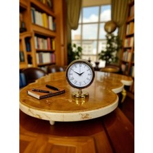 Epilons Golden Edge 25 x 20 Gold Metal Masa Saati