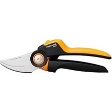 Starseven Fiskars Bypass L Bahçe Makası, x Serisi Powergear, P961, Döner Sap, Taze Dallar Için, Yapışmaz Kapl