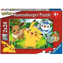 Starseven Ravensburger 2X24 Parça Pokemon Puzzle
