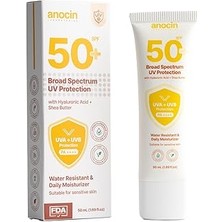 Starseven Anocin Broad Güneş Kremi Yüksek Koruma Spf 50 Nemlendirici Etkili Güneş Koruyucu Krem